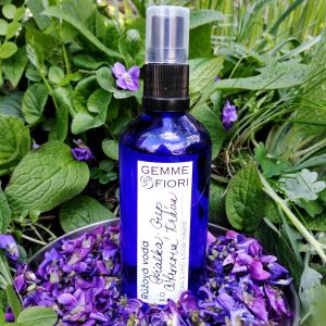 AROMATERAPEUTICKÁ RŮŽOVÁ VODA °FIALKY*GREP*CITRONOVÁ TRÁVA° 100 ml