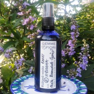 AROMATERAPEUTICKÁ RŮŽOVÁ VODA °ČAKRY° 5. VIŠUDDHI 100 ml